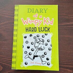 4/$20 Diary of a Wimpy Kid - Hard Luck by Jeff Kinney‎